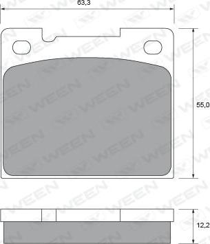 Valeo 670338 - Тормозные колодки, дисковые, комплект unicars.by