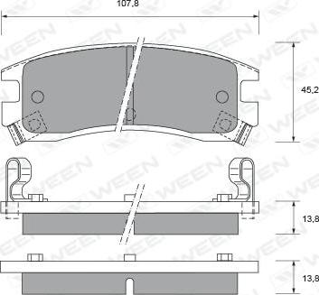 Roadhouse 2566.02 - Тормозные колодки, дисковые, комплект unicars.by