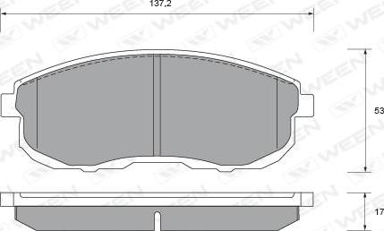 SACHS 111_1076 - Тормозные колодки, дисковые, комплект unicars.by