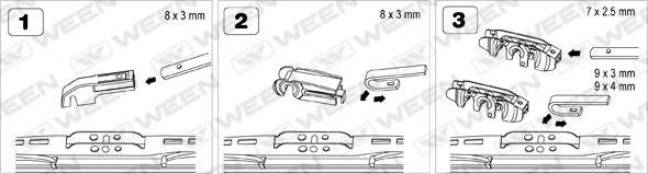 Ween 102-2121 - Щетка стеклоочистителя unicars.by