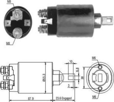 WE PARTS 471480024 - Тяговое реле, соленоид, стартер unicars.by