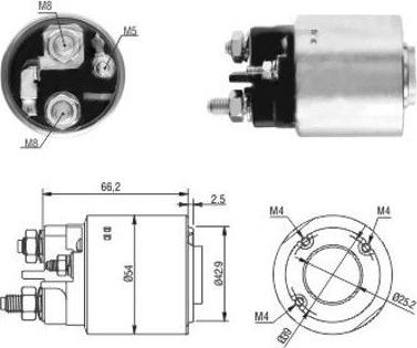 WE PARTS 471480131 - Тяговое реле, соленоид, стартер unicars.by