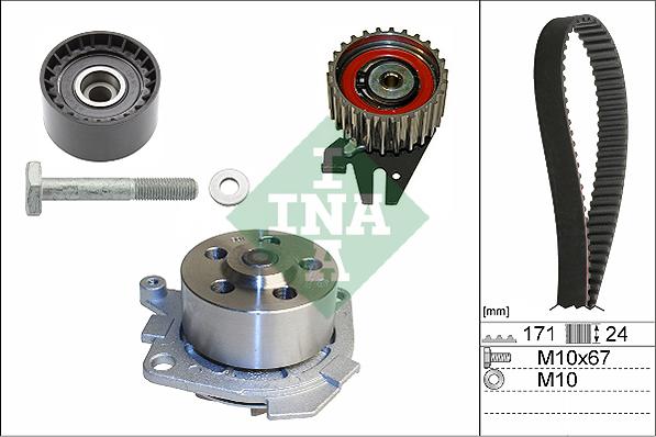 Wilmink Group WG1903333 - Водяной насос + комплект зубчатого ремня ГРМ unicars.by