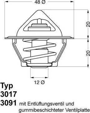 Wilmink Group WG1091571 - Термостат охлаждающей жидкости / корпус unicars.by