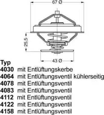 Wilmink Group WG1091639 - Термостат охлаждающей жидкости / корпус unicars.by