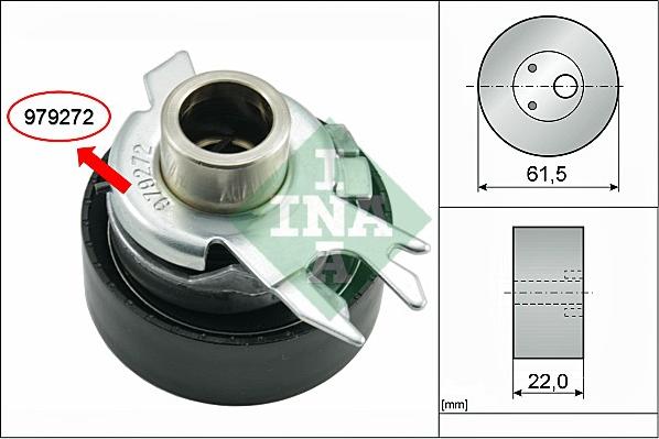 Wilmink Group WG1097444 - Натяжной ролик, зубчатый ремень ГРМ unicars.by