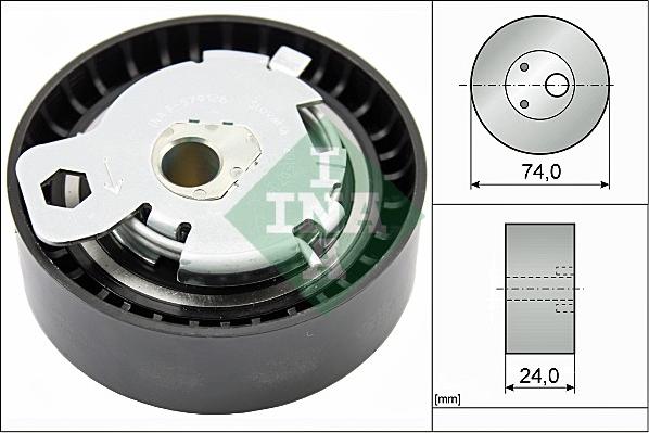 Wilmink Group WG1097457 - Натяжной ролик, зубчатый ремень ГРМ unicars.by