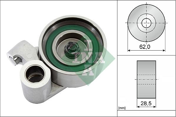 Wilmink Group WG1097439 - Натяжной ролик, зубчатый ремень ГРМ unicars.by