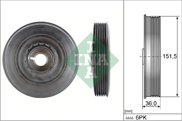 Wilmink Group WG1254405 - Шкив коленчатого вала unicars.by