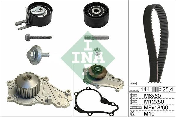 Wilmink Group WG1251494 - Водяной насос + комплект зубчатого ремня ГРМ unicars.by