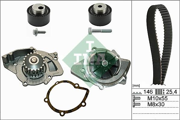 Wilmink Group WG1251480 - Водяной насос + комплект зубчатого ремня ГРМ unicars.by