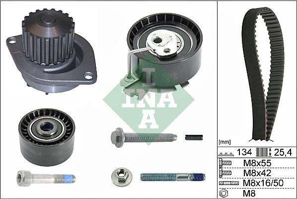 Wilmink Group WG1251697 - Водяной насос + комплект зубчатого ремня ГРМ unicars.by