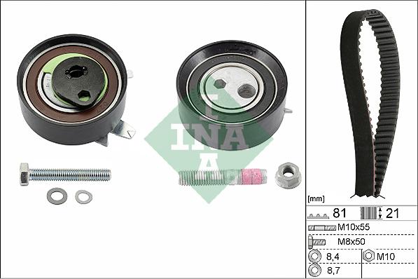 Wilmink Group WG1251188 - Комплект зубчатого ремня ГРМ unicars.by