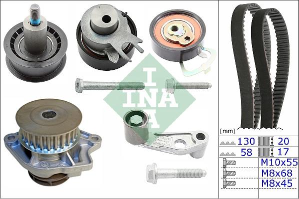 Wilmink Group WG1251251 - Водяной насос + комплект зубчатого ремня ГРМ unicars.by