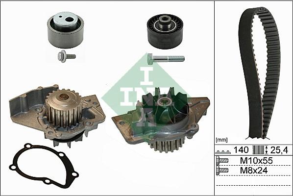 Wilmink Group WG1251791 - Водяной насос + комплект зубчатого ремня ГРМ unicars.by