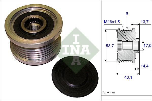 Wilmink Group WG1253774 - Шкив генератора, муфта unicars.by