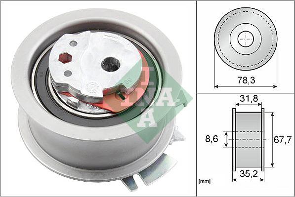 Wilmink Group WG1252455 - Натяжной ролик, зубчатый ремень ГРМ unicars.by