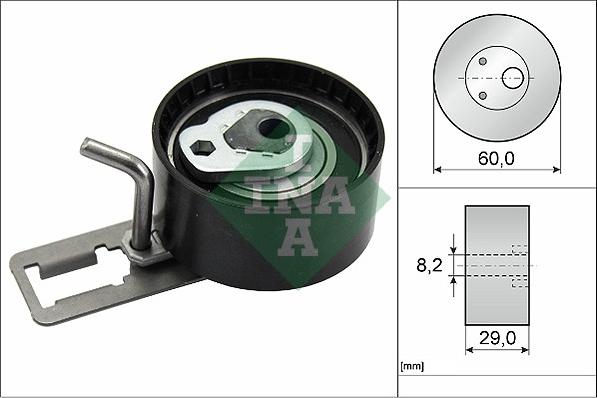 Wilmink Group WG1252647 - Натяжной ролик, зубчатый ремень ГРМ unicars.by