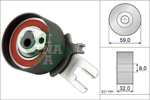 Wilmink Group WG1252655 - Натяжной ролик, зубчатый ремень ГРМ unicars.by