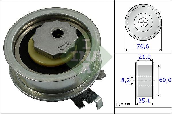 Wilmink Group WG1252665 - Натяжной ролик, зубчатый ремень ГРМ unicars.by