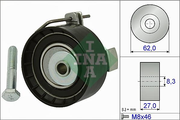 Wilmink Group WG1252620 - Натяжной ролик, зубчатый ремень ГРМ unicars.by