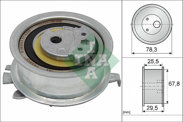 Wilmink Group WG1252627 - Натяжной ролик, зубчатый ремень ГРМ unicars.by