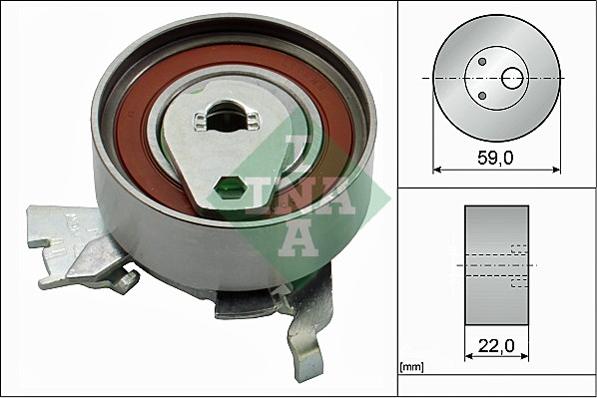 Wilmink Group WG1252264 - Натяжной ролик, зубчатый ремень ГРМ unicars.by