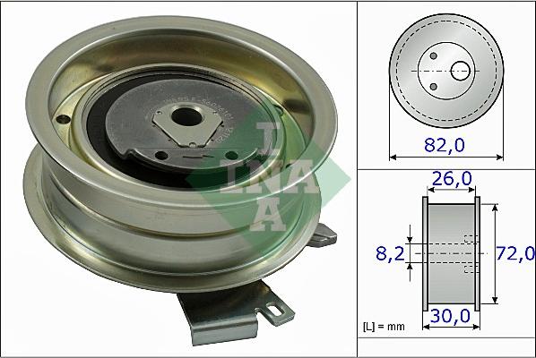 Wilmink Group WG1252217 - Натяжной ролик, зубчатый ремень ГРМ unicars.by