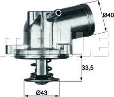 Wilmink Group WG1262774 - Термостат охлаждающей жидкости / корпус unicars.by