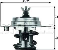 Wilmink Group WG1217986 - Термостат охлаждающей жидкости / корпус unicars.by