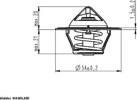 Wilmink Group WG1700034 - Термостат охлаждающей жидкости / корпус unicars.by