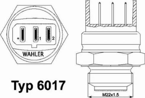 Wilmink Group WG1700176 - Термовыключатель, вентилятор радиатора / кондиционера unicars.by