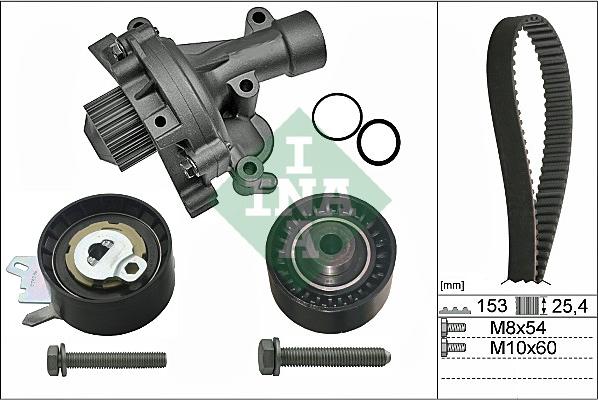 Wilmink Group WG1710044 - Водяной насос + комплект зубчатого ремня ГРМ unicars.by