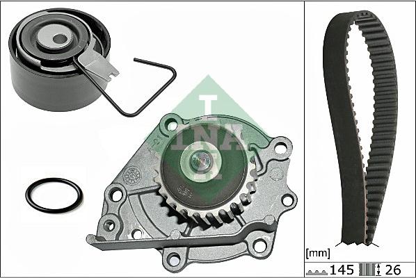 Wilmink Group WG1710035 - Водяной насос + комплект зубчатого ремня ГРМ unicars.by