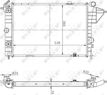 Wilmink Group WG1721617 - Радиатор, охлаждение двигателя unicars.by