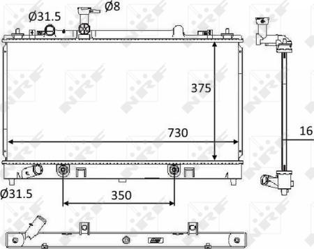 Wilmink Group WG1723469 - Радиатор, охлаждение двигателя unicars.by