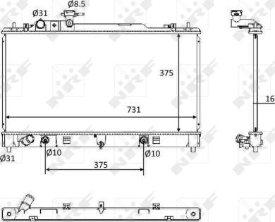 Wilmink Group WG1723470 - Радиатор, охлаждение двигателя unicars.by