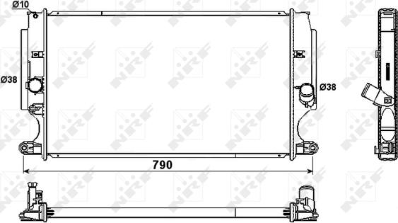 Wilmink Group WG1722115 - Радиатор, охлаждение двигателя unicars.by