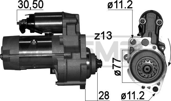 Wilmink Group WG2013330 - Стартер unicars.by