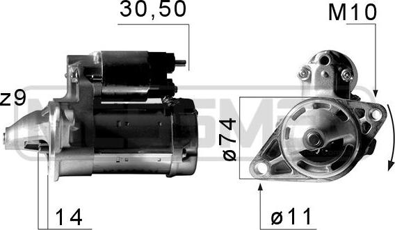 Wilmink Group WG2013210 - Стартер unicars.by