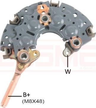 Wilmink Group WG2012579 - Выпрямитель, диодный мост, генератор unicars.by