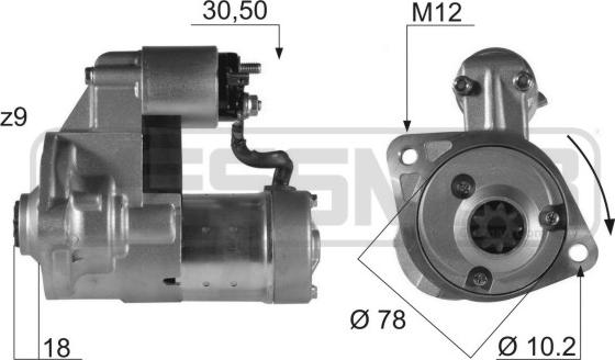 Wilmink Group WG2012711 - Стартер unicars.by