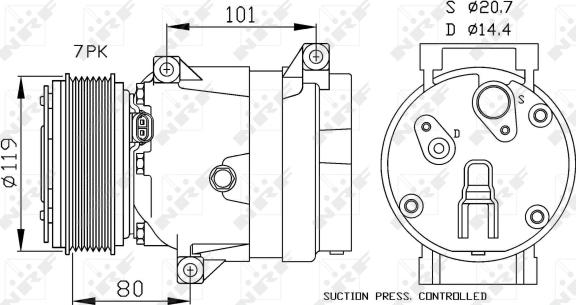 Wilmink Group WG2159392 - Компрессор кондиционера unicars.by