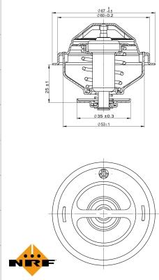 Wilmink Group WG2184697 - Термостат охлаждающей жидкости / корпус unicars.by