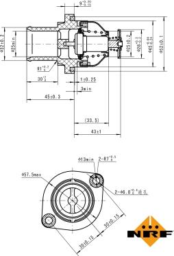 Wilmink Group WG2184660 - Термостат охлаждающей жидкости / корпус unicars.by