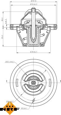 Wilmink Group WG2184687 - Термостат охлаждающей жидкости / корпус unicars.by