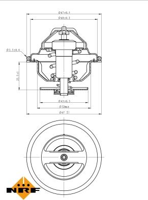 Wilmink Group WG2184670 - Термостат охлаждающей жидкости / корпус unicars.by