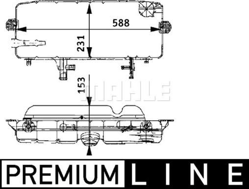 Wilmink Group WG2184395 - Компенсационный бак, охлаждающая жидкость unicars.by