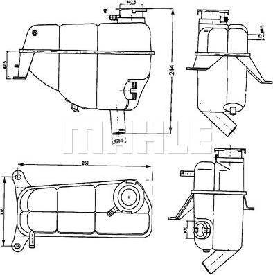 Wilmink Group WG2184285 - Компенсационный бак, охлаждающая жидкость unicars.by