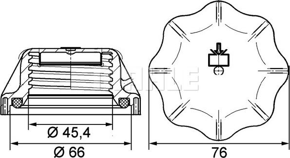 Wilmink Group WG2184227 - Крышка, резервуар охлаждающей жидкости unicars.by